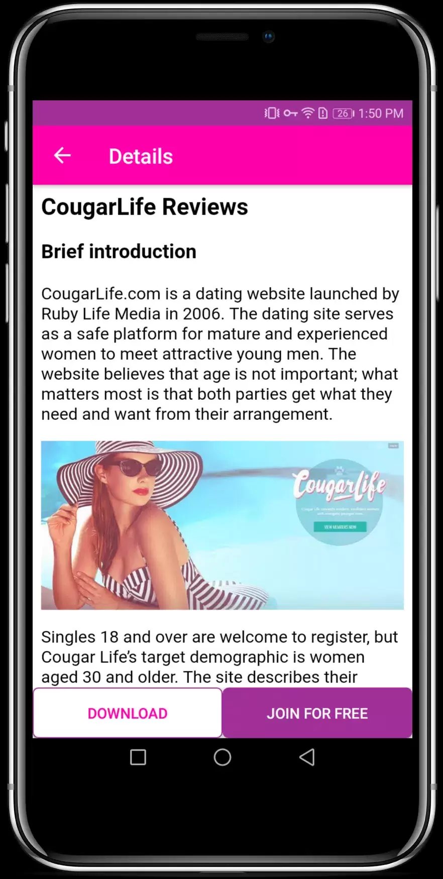 Cougar Dating Apps for Mature & Older Women应用截图第3张