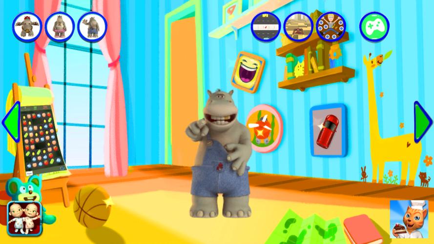 Talking Hippo Rock Screenshot 1