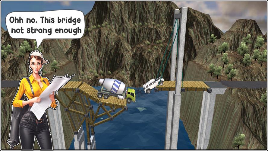 Master Bridge Constructor Capture d'écran 2