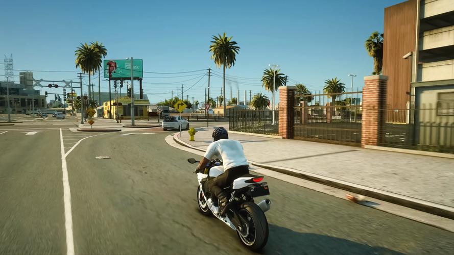 Highway Bike Traffic Racer 3D Capture d'écran 2
