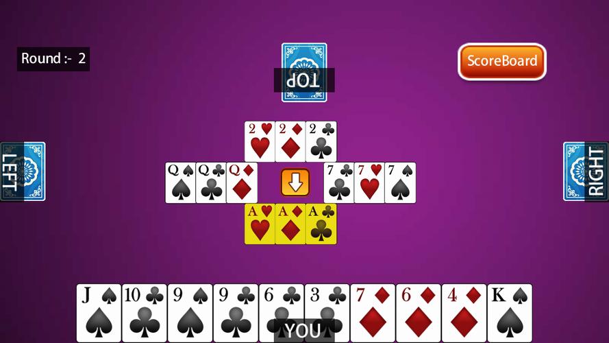 Hazari Card Game : 1000 Points應用截圖第1張