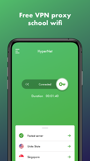 HyperNet Free VPN - Unlimited Screenshot 2