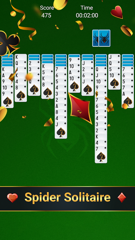 Free spider solitaire - classic solitaire Screenshot 0