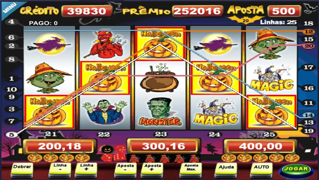Halloween Caça Niquel Slot Capture d'écran 2