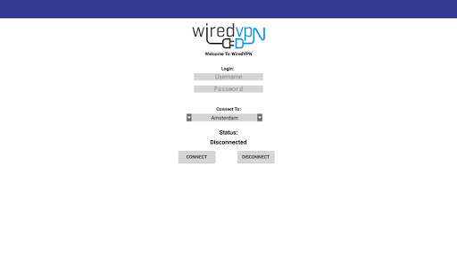 Wired VPN Client Screenshot 1