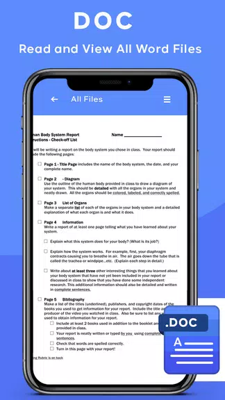 Files Viewer - All Documents ဖန်သားပြင်ဓာတ်ပုံ 0
