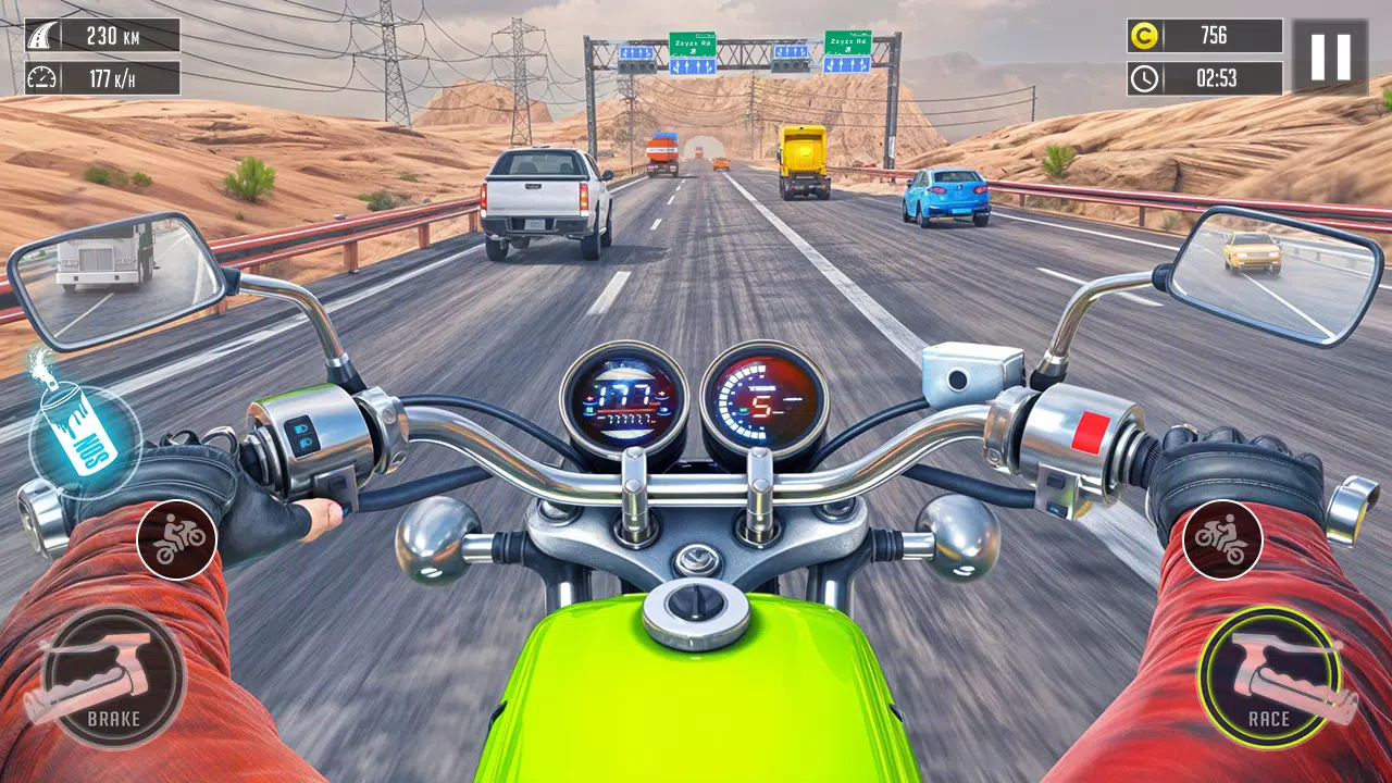 3d Bike Racing Bike Race Games Скриншот 1