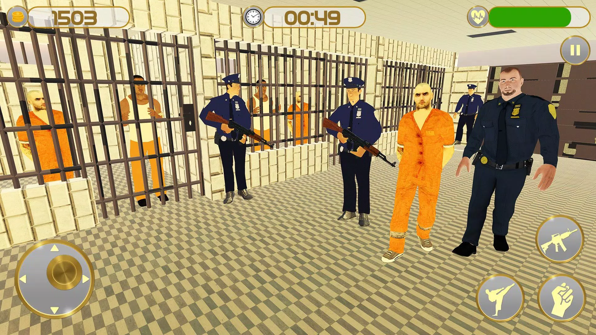 Prison Squad Escape Survival ภาพหน้าจอ 1