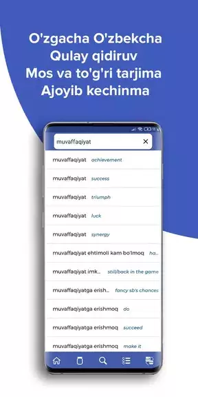 Wisdom EnglishUzbek dictionary Captura de tela 3