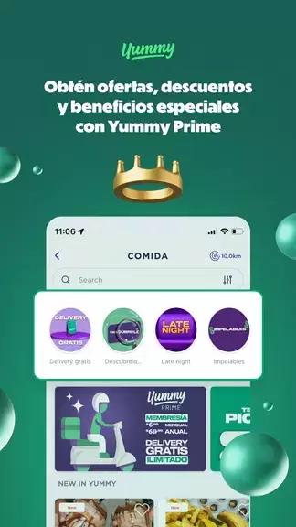 Yummy Delivery Captura de pantalla 3