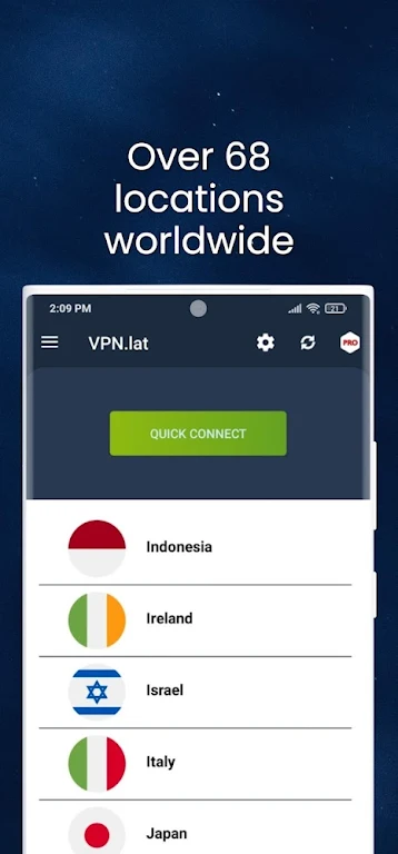 VPN lat : Unlimited Proxy應用截圖第2張