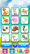 Animal sounds - Kids learn ဖန်သားပြင်ဓာတ်ပုံ 0