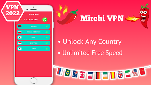 Mirchi VPN - Private & Fast ဖန်သားပြင်ဓာတ်ပုံ 0