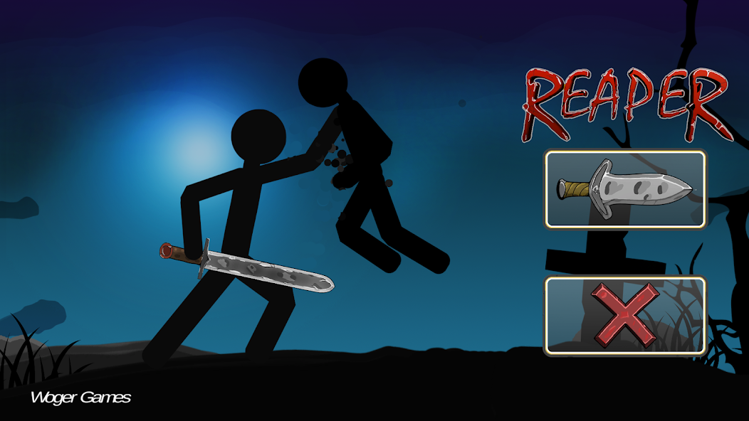 Stickman Reaper Mod ဖန်သားပြင်ဓာတ်ပုံ 0