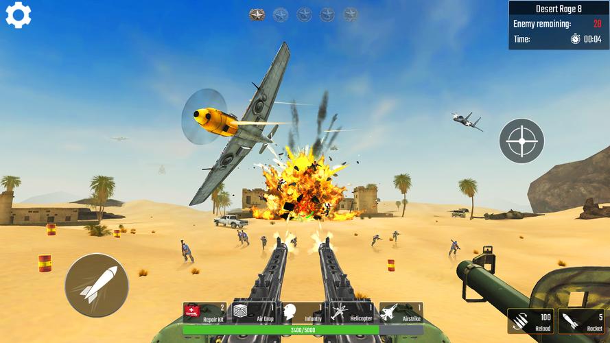 War Game: Beach Defense Ekran Görüntüsü 0