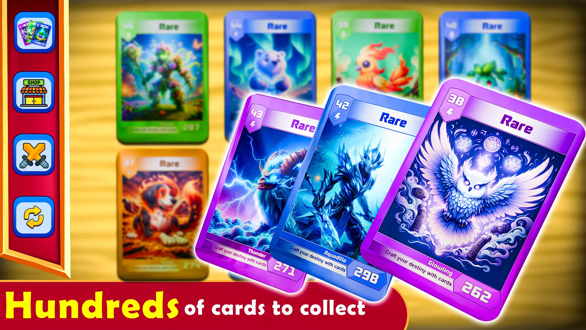 Monsters Card Collector Game Screenshot 2