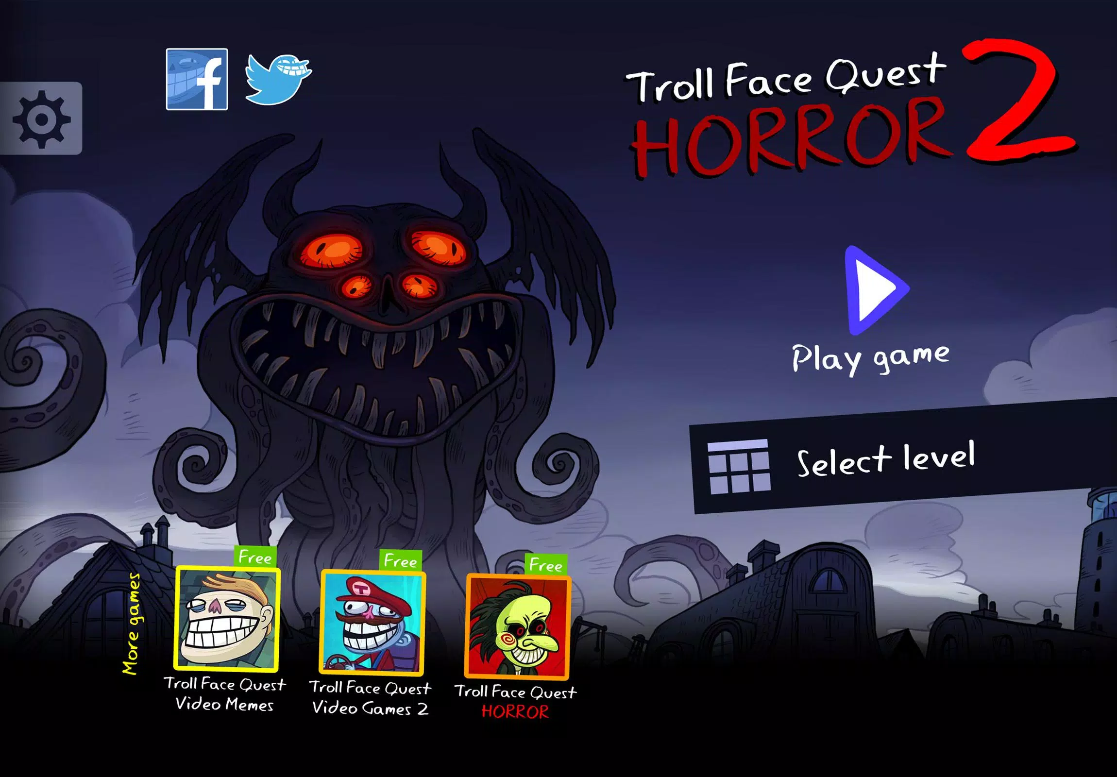 Troll Face Quest: Horror 2 ภาพหน้าจอ 0