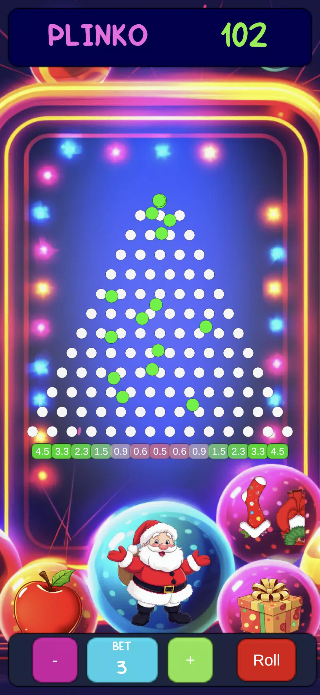 Christmas Plinko Fight ဖန်သားပြင်ဓာတ်ပုံ 1