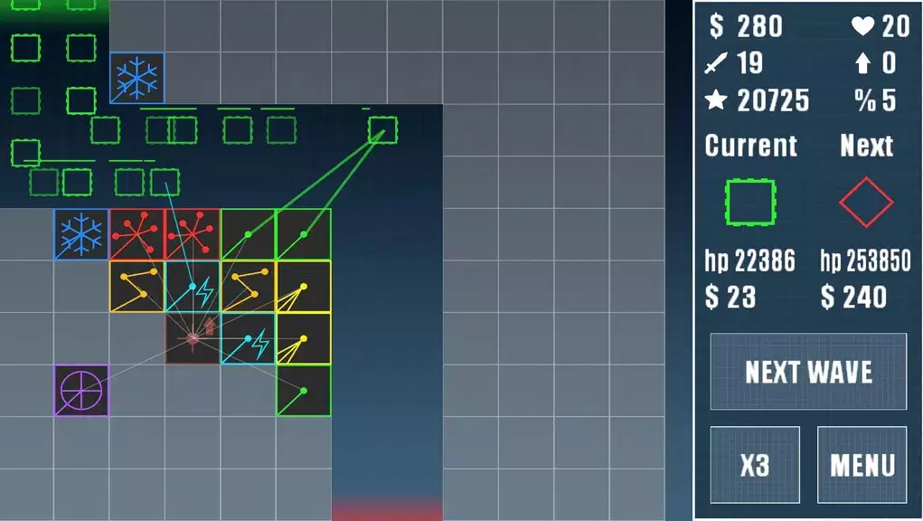 Laser Tower Defense ဖန်သားပြင်ဓာတ်ပုံ 2