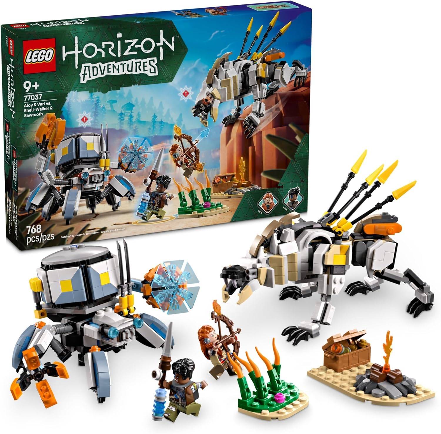 Lego Horizon Adventures Aloy & Varl กับ Shell-Walker & Sawtooth