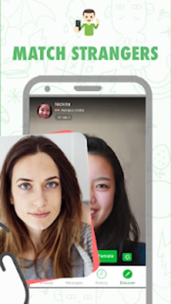 Schermata Pally Live Video Chat & Talk to Strangers for Free 1