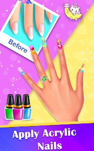 Nail polish game nail art स्क्रीनशॉट 2