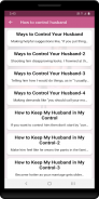 How to control husband स्क्रीनशॉट 1