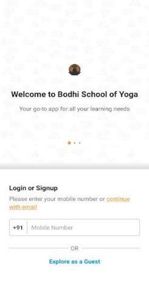 Bodhi School of Yoga स्क्रीनशॉट 0