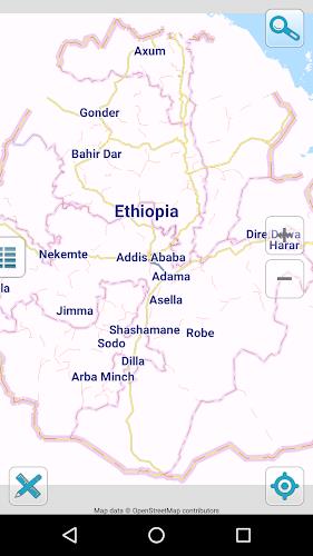 Map of Ethiopia offline應用截圖第0張