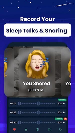 Sleep Monitor ဖန်သားပြင်ဓာတ်ပုံ 2