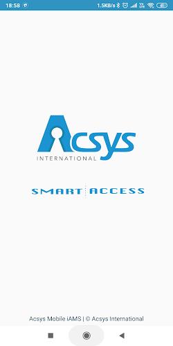 Acsys Mobile Application Schermafbeelding 0