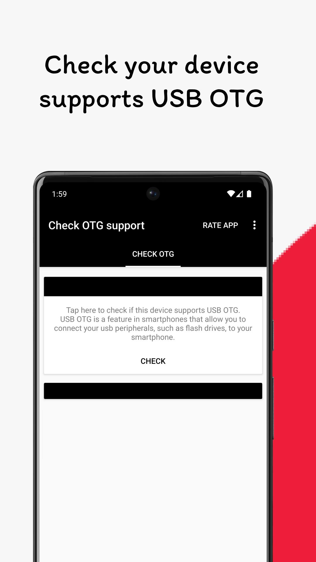 Check OTG Support Capture d'écran 0