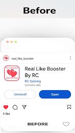 RC Real Like Follower Booster Captura de pantalla 0