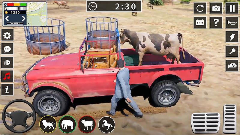 Animal transport truck games Captura de tela 1