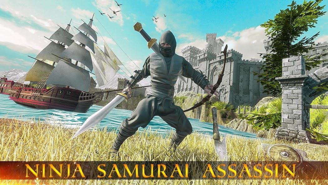 Ninja Samurai Assassin Hunter Mod Zrzut ekranu 2