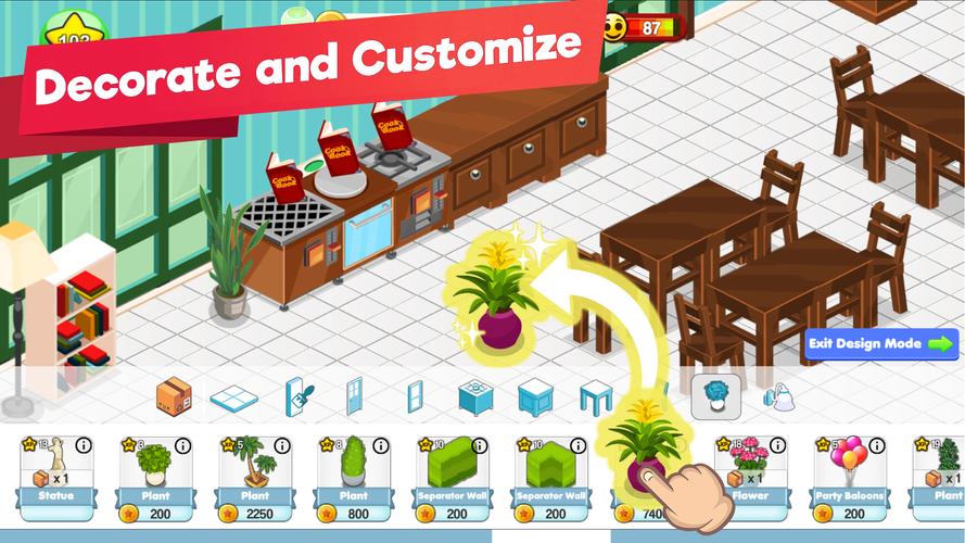 Restaurant Manager Idle Tycoon Ekran Görüntüsü 1