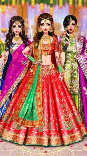 Indian Wedding Dress up games Captura de pantalla 3