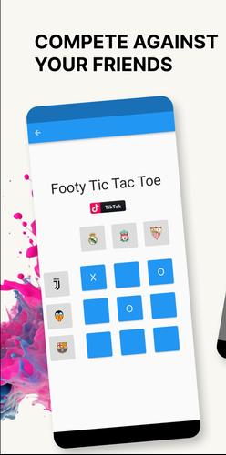 Footy tic tac toe Captura de pantalla 1