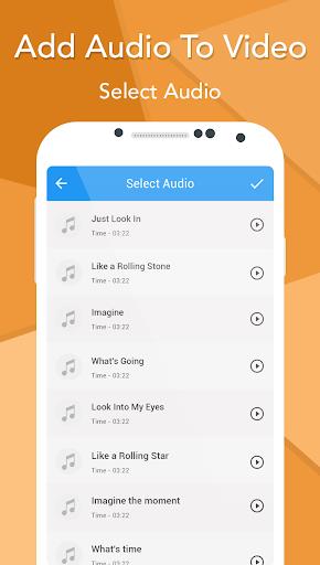 Add Audio To Video Ảnh chụp màn hình 3