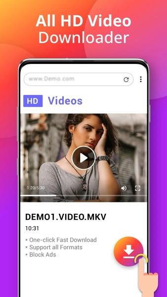 Downloader - Video Downloader Ekran Görüntüsü 1