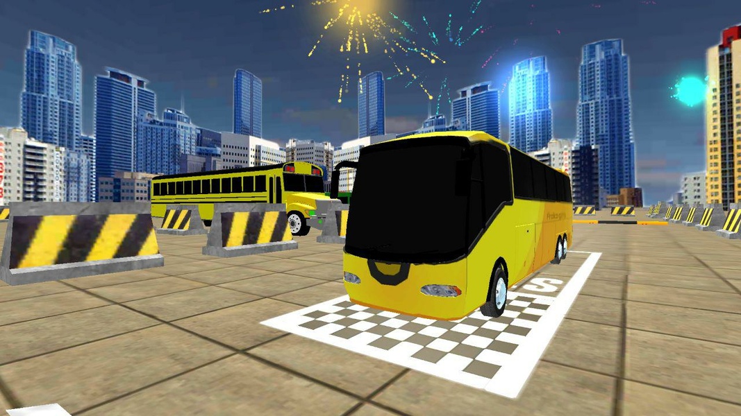 Modern Bus Drive Parking 3D Ekran Görüntüsü 1