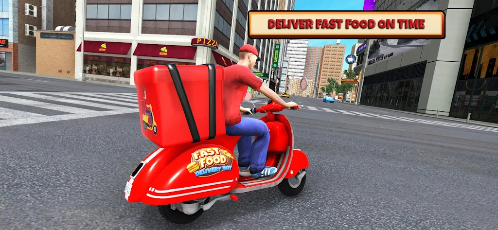 Fast Food Delivery Bike Game スクリーンショット 2