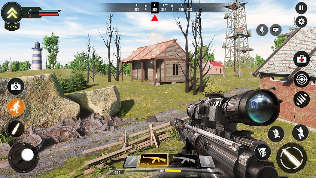 Sniper Game: Shooting Gun Game Mod Ảnh chụp màn hình 2