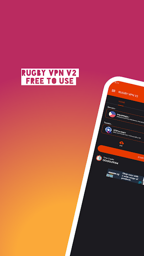 RUGBY VPN V2 스크린샷 0