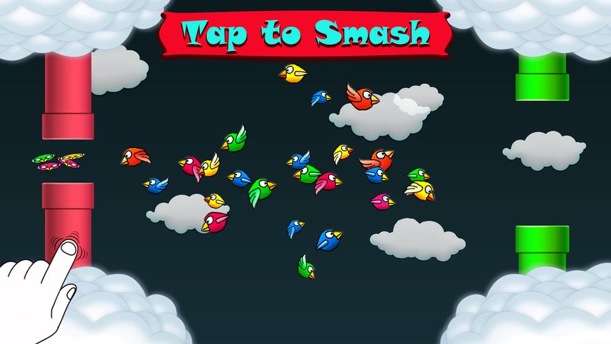 Fun Birds Game - Two players Captura de pantalla 0