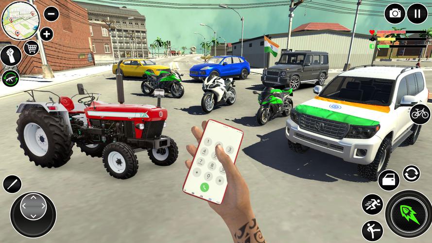 Indian Bike Game 3d Driving 스크린샷 1