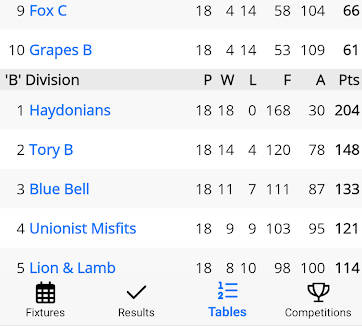 Hexham Darts League Capture d'écran 1