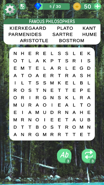 Word Search - Puzzle Game Mod Captura de tela 1