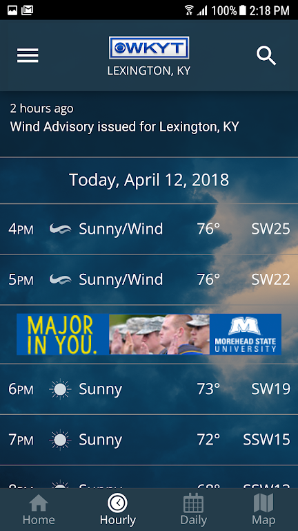 WKYT Weather Ảnh chụp màn hình 2