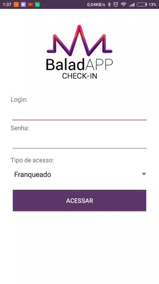 BaladAPP Check-In Capture d'écran 0